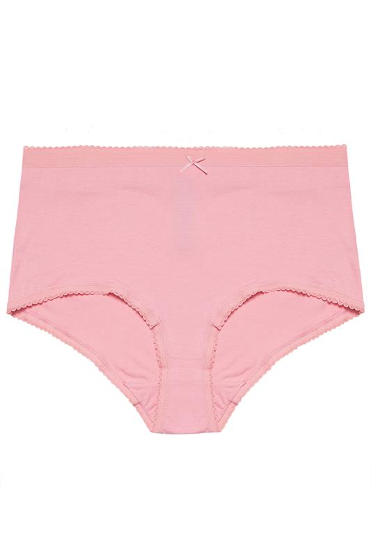 YOURS 5 PACK Plus Size Blue & Pink Floral Full Briefs | Yours Clothing 12