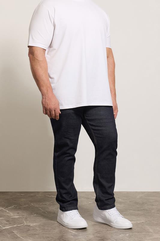 Tapered D555 Big & Tall Indigo Blue Tapered Stretch Jeans