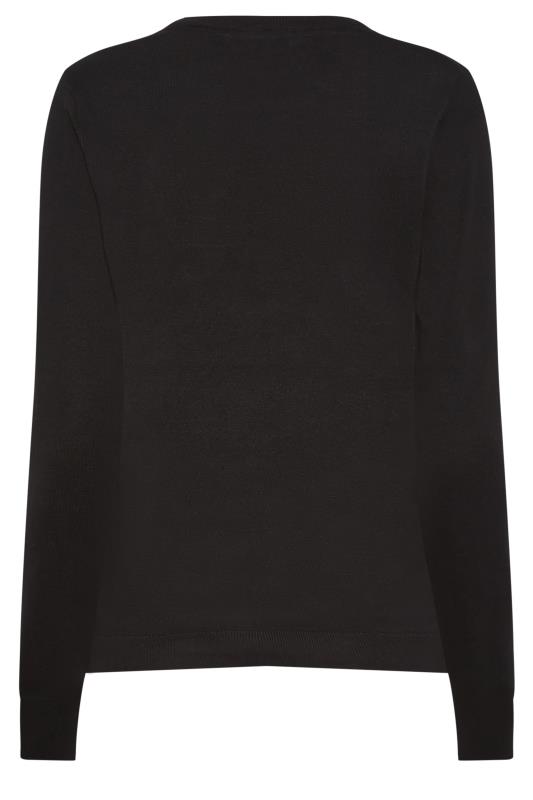 M&Co Black Long Sleeve Knit Jumper | M&Co