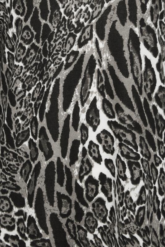 M&Co Grey Soft Touch Leopard Print Jumper | M&Co 6