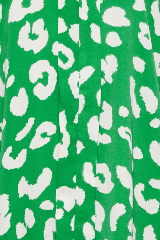 M&Co Green Leopard Print Blouse  | M&Co 5