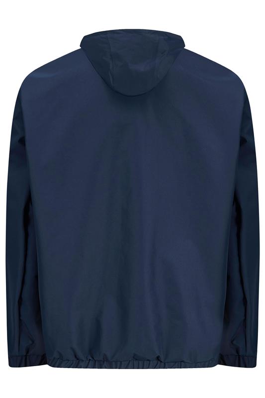 JACK & JONES Big & Tall Navy Blue Lightweight Jacket | BadRhino 4