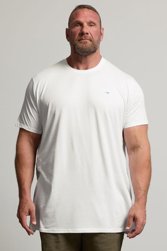 BadRhino Big & Tall White Extra Long Core T-Shirt