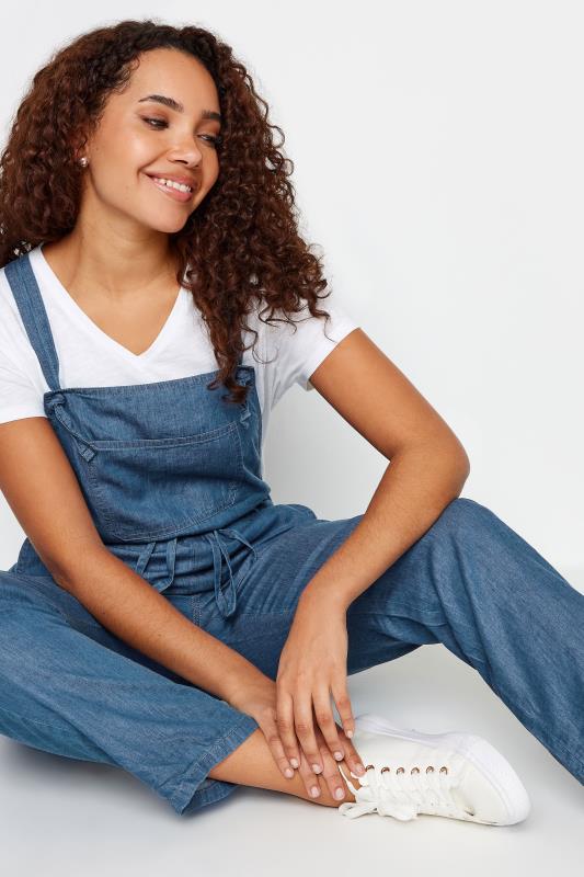Buy Light-Wash Denim Dungarees with Pockets Online at Best Prices in India  - JioMart.