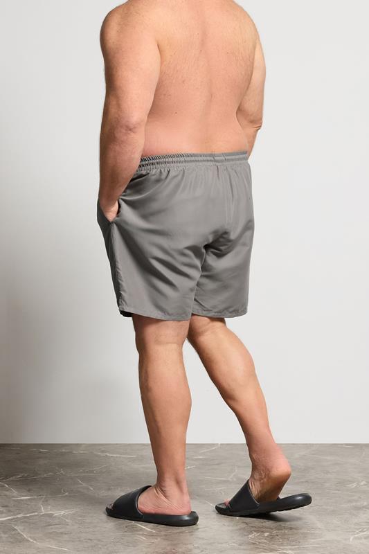 BadRhino Big & Tall Grey Swim Shorts | BadRhino 4