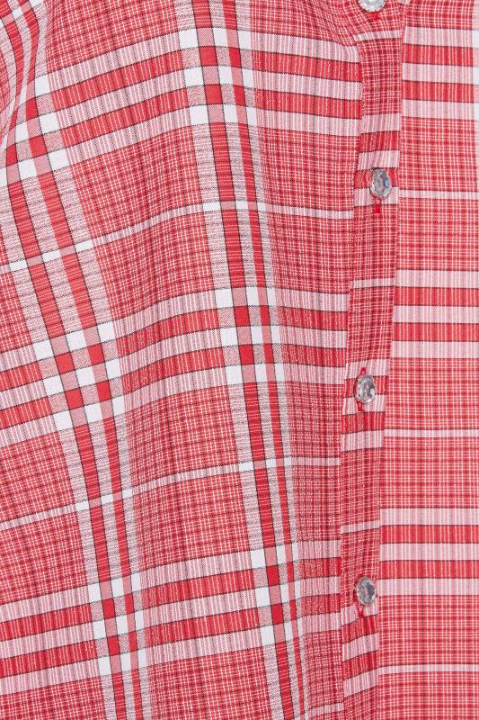 M&Co Red Check Print Shirt | M&Co 5