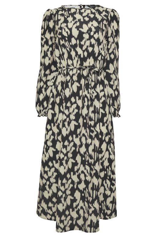 M&Co Green Abstract Print Smock Dress | M&Co 5