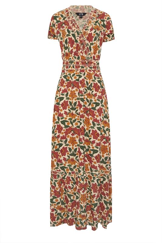 LTS Tall Women's Orange Floral Maxi Dress | Long Tall Sally 5