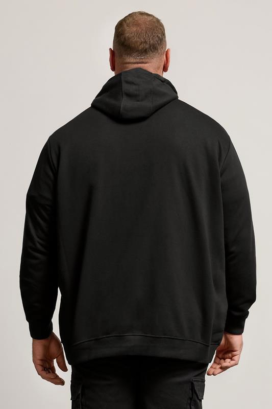 BadRhino Big & Tall Black Camo Print Utility Hoodie | BadRhino 2