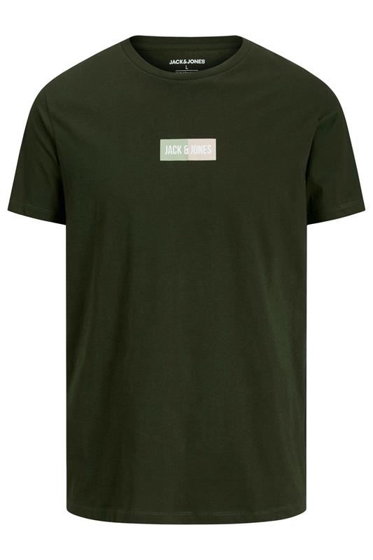 JACK & JONES Big & Tall Duffel Bag Green Pan T-Shirt | BadRhino 2