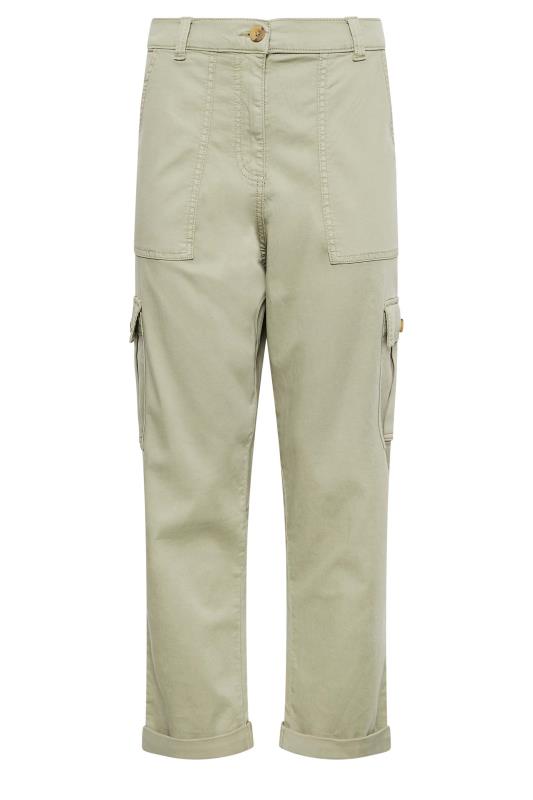 M&Co Sage Green Cargo Trousers | M&Co 7