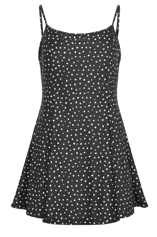 M&Co Black Dot Print A-Line Swimdress | M&Co 5