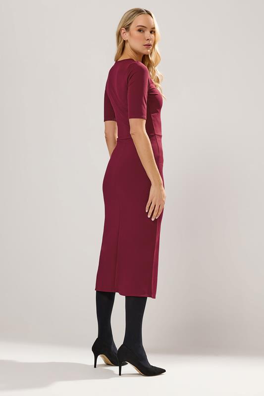 LTS Tall Red Keyhole Midi Dress | Long Tall Sally 2