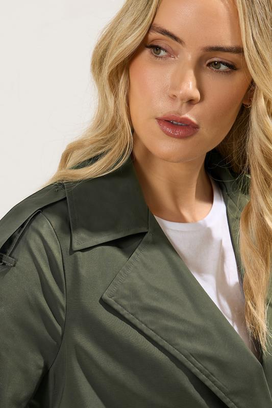 LTS Tall Women's Khaki Green Trench Coat | Long Tall Sally 4