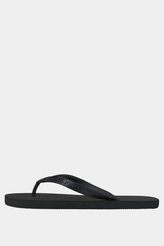 JACK & JONES Black Basic Flip Flops | BadRhino 2