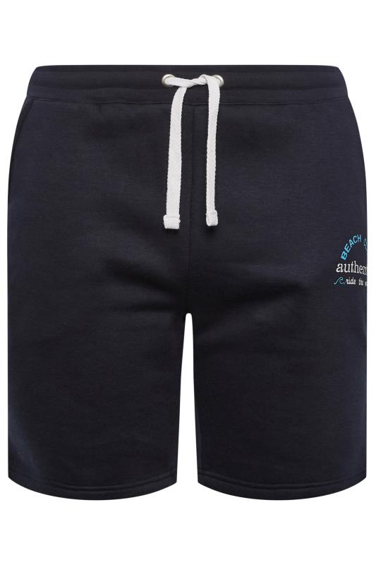 BadRhino Big & Tall Navy Blue 'Authentic' Jogger Shorts | BadRhino 4