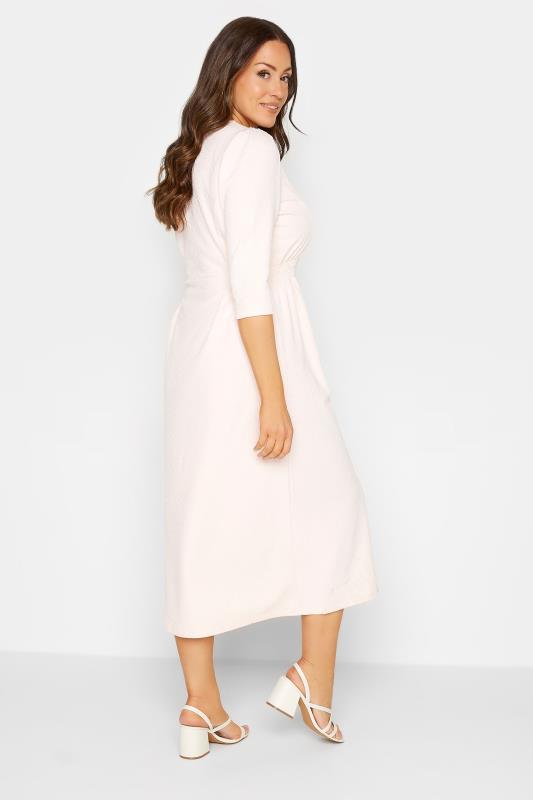 M&Co Pink Textured Button Through Dress | M&Co 3