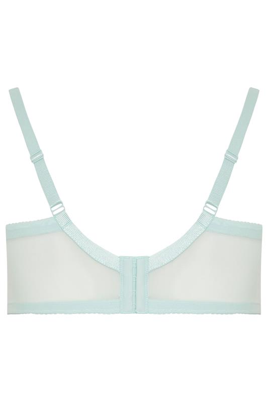 YOURSET 2 PACK Plus Size Mint Green & White Swirl Lace Bras | Yours Clothing 10