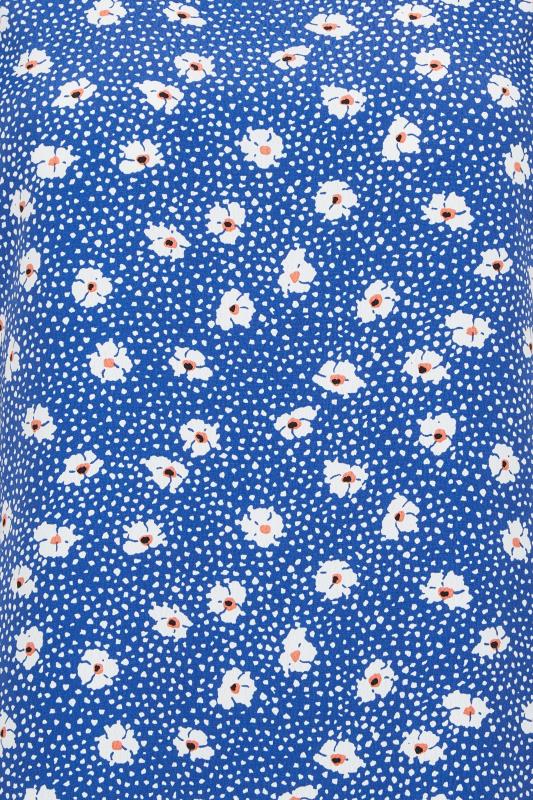 M&Co Blue Daisy Print Blouse | M&Co 6