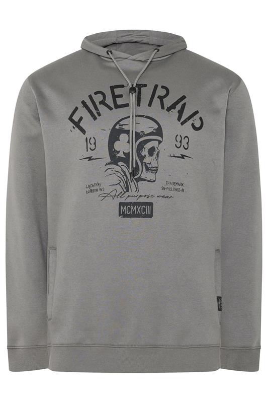 FIRETRAP Big & Tall Grey Hoodie | BadRhino 4