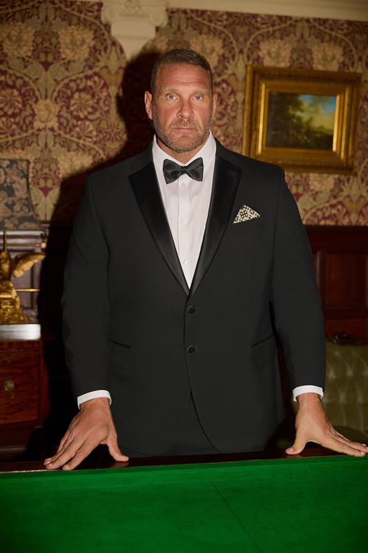 BadRhino Tailoring Big & Tall Black Dinner Jacket