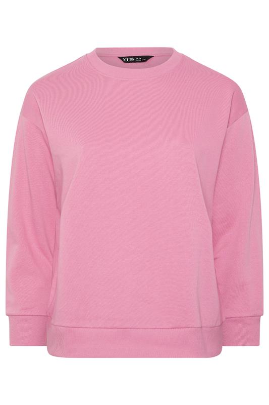 YOURSET Plus Size 2 PACK Black & Pink Sweatshirts | Yours Clothing 9