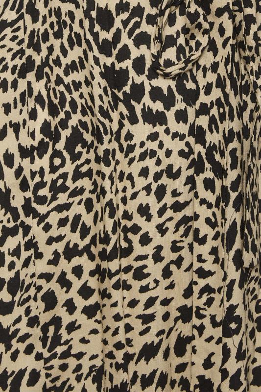M&Co Brown Leopard Print Midaxi Shirt Dress | M&Co 5