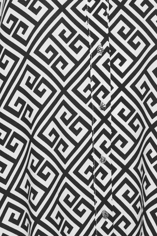 M&Co White Geometric Print Shirt | M&Co 5
