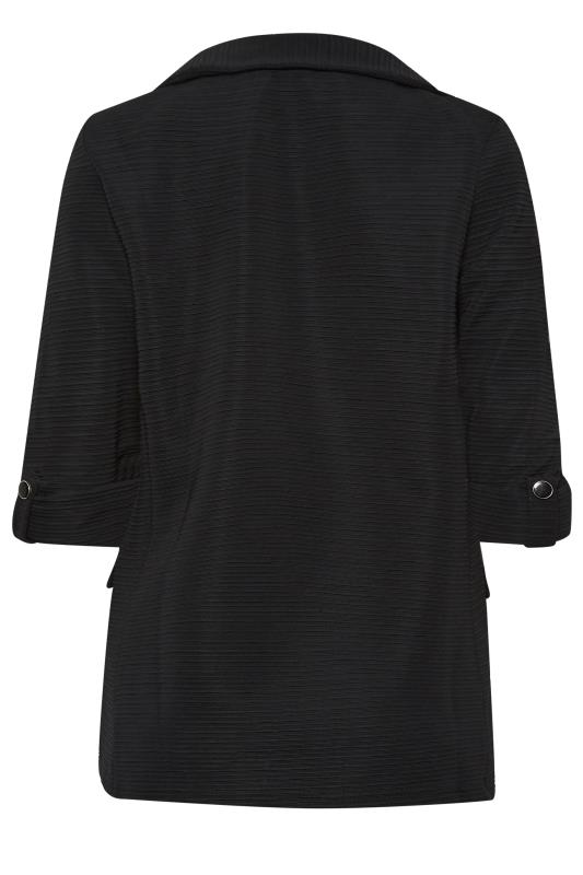 M&Co Black Textured Blazer | M&Co 7