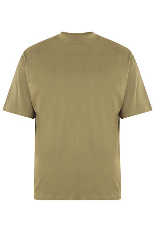 KAM Olive Green Plain T-Shirt | BadRhino 1