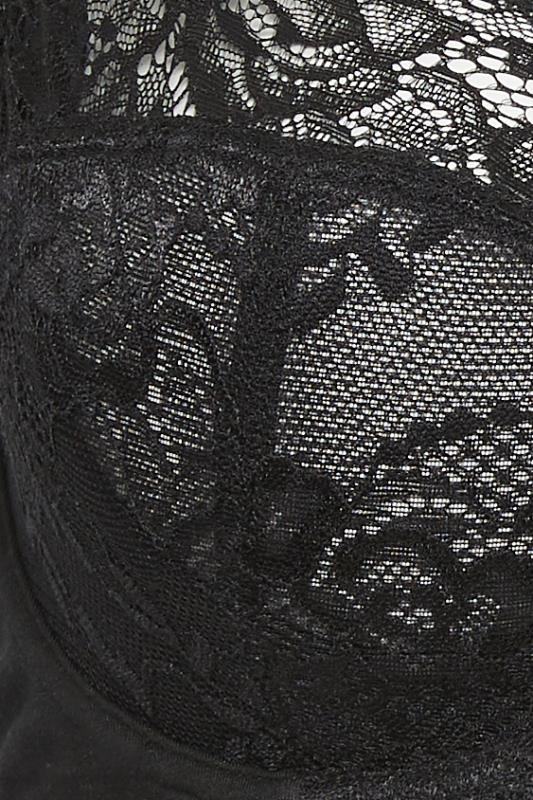 M&Co Black Lace Non-Padded Floral Bra | M&Co 5