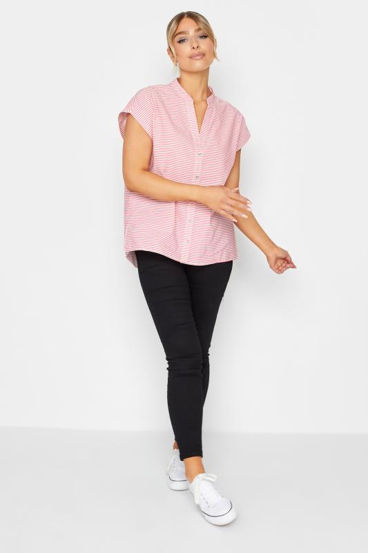 M&Co Pink Stripe Print Shirt | M&Co 2