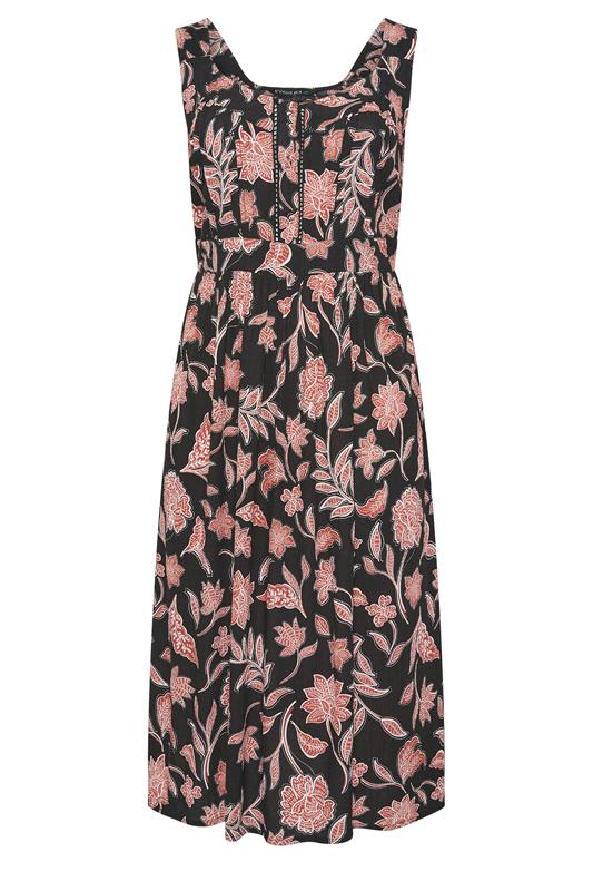 EVANS Plus Size Rust Brown Print Sundress | Evans 6