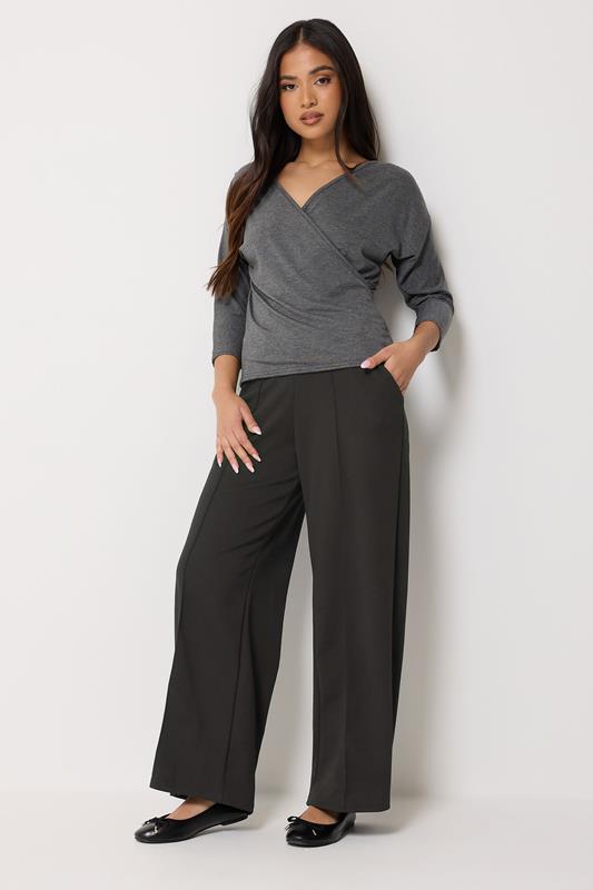 PixieGirl Petite Black Pintuck Trousers