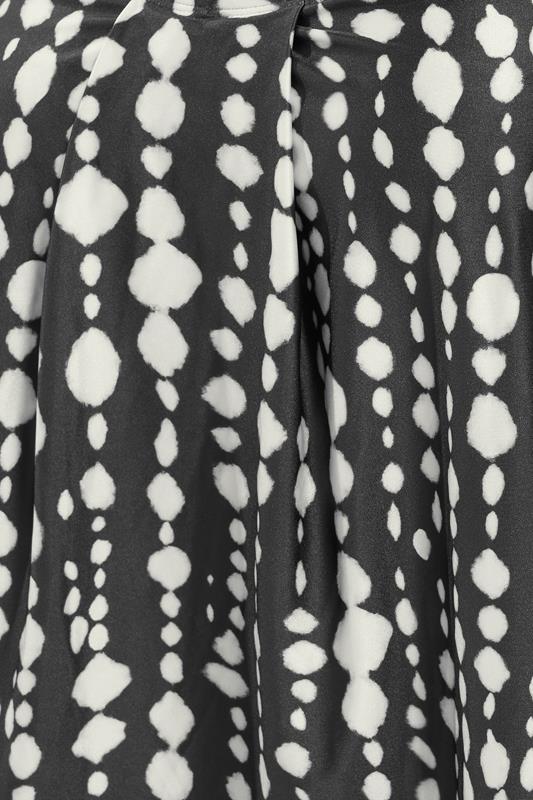 YOURS Plus Size Black Spot Print Tankini Top | Yours Clothing 9