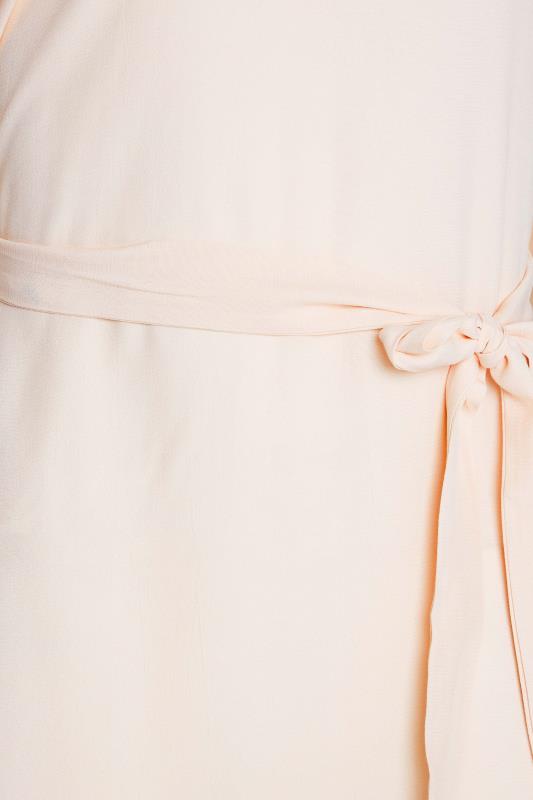 M&Co Light Pink Tie Waist Tunic Dress | M&Co 5