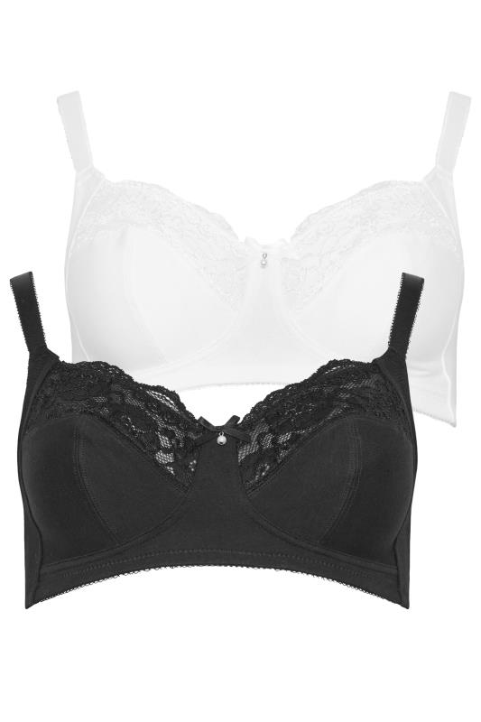 M&Co 2 PACK Non Wired Lace Trim Bra | M&Co 8