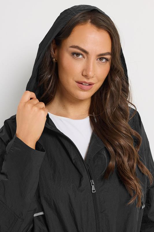 YOURS Plus Size Black Lightweight Longline Jacket | Yours Clothing 4