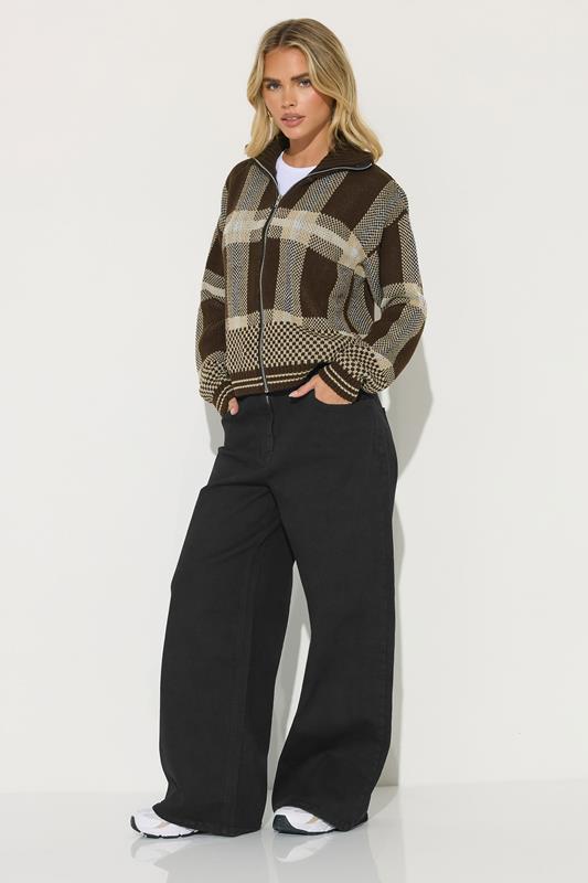  PixieGirl Petite Black Belt Tie Wide Leg Jeans