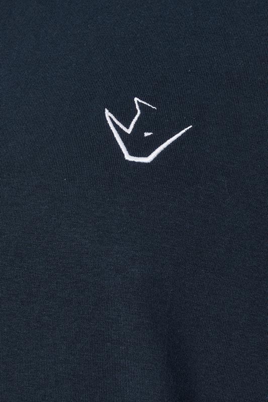 IronRhino Big & Tall Navy Blue 'Rest Day' T-Shirt | BadRhino 5