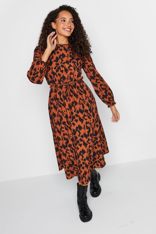 M&Co Brown Leopard Print Smock Dress | M&Co 2