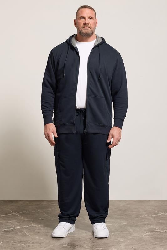 KAM Navy Blue Cargo Joggers | BadRhino 2