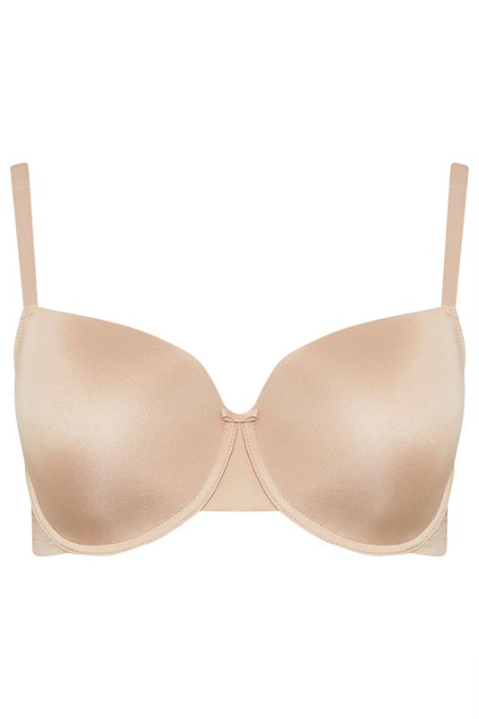 YOURS Plus Size Nude Moulded Underwired New T-Shirt Bra | Yours Clothing 6