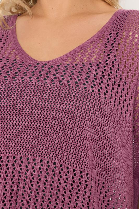 YOURS Plus Size Pink Throw On Beach Kimono | Yours Clothing 6