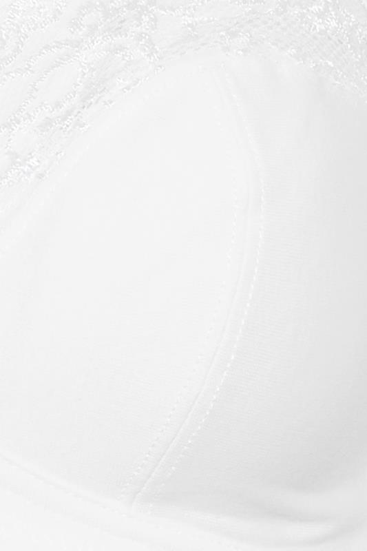 M&Co White Non Wired Lace Trim Bra | M&Co 7