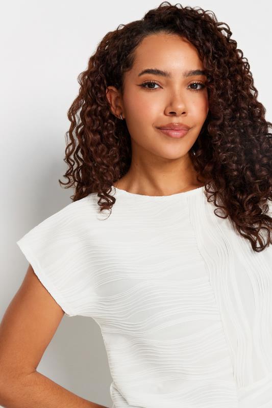 M&Co Ivory White Textured Top | M&Co 4