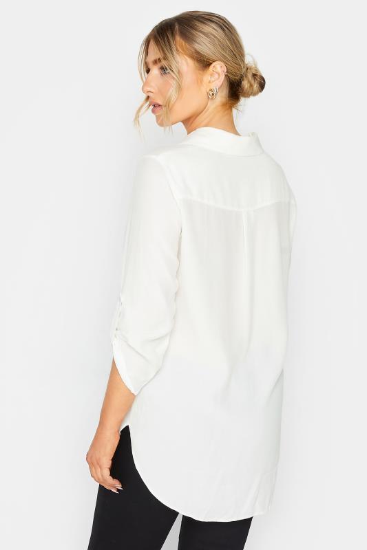 M&Co White Tab Sleeve Shirt | M&Co 3