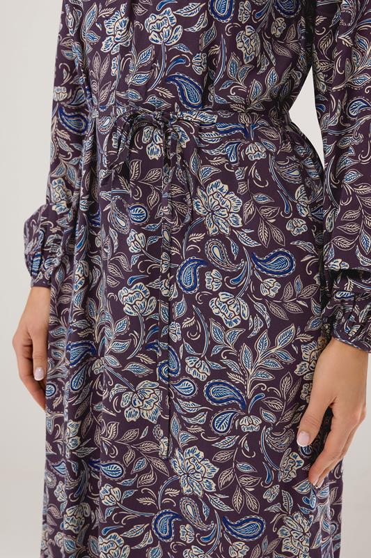 LTS Tall Purple Floral Maxi Dress | Long Tall Sally 4