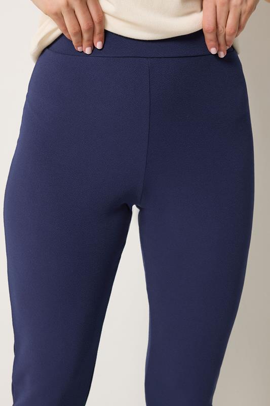 LTS Tall Navy Blue Slim Leg Trousers | Long Tall Sally 4