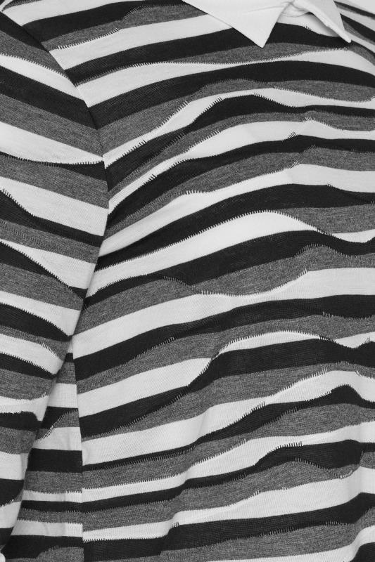 M&Co Black & White Stripe 2 In 1 Jumper | M&Co 5